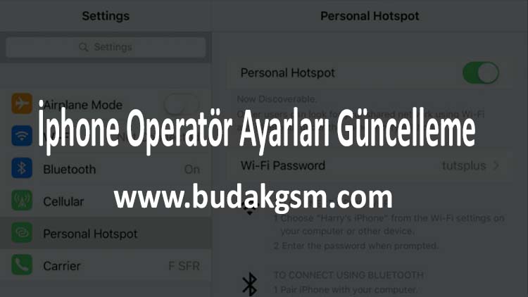 İphone Operatör Ayarları Güncelleme