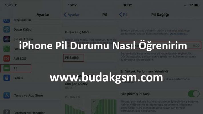 iPhone Pil Durumu Nasıl Öğrenirim