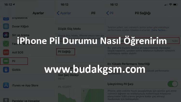 iPhone Pil Durumu Nasıl Öğrenirim